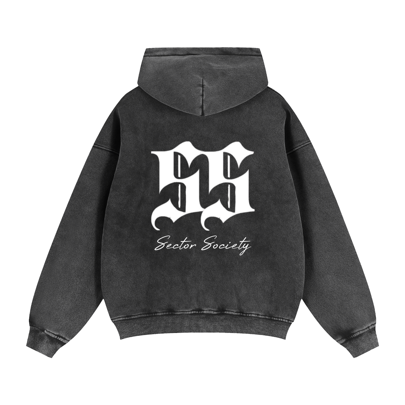 Zip-Through Boxy Fleece Hoodie